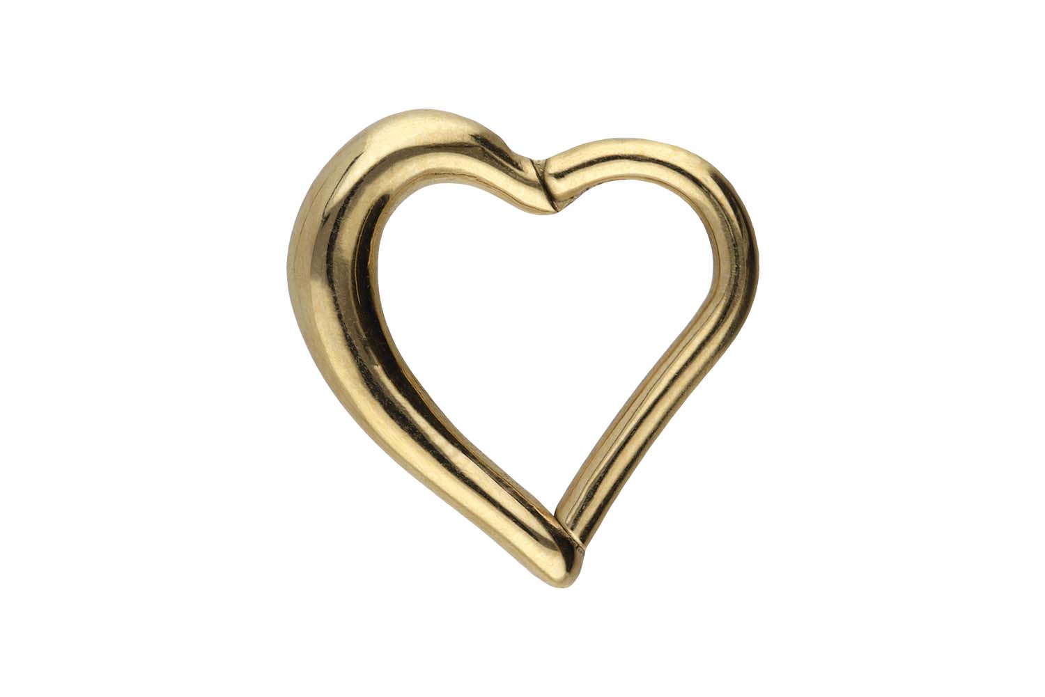 Chirurgenstahl Clicker HERZ von Piercingline